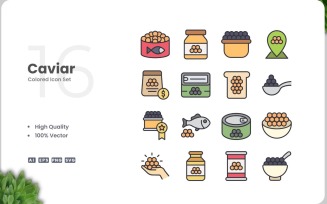 16 Caviar Icon Color Collection
