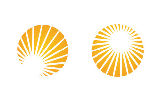 Sun Energy concept Vector illustration Icon Logo Template v.3
