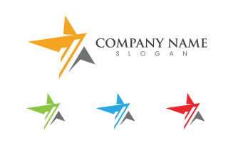 Business Finance concept icon logo illustration design v.13