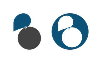 Business Finance concept icon logo illustration design v.23