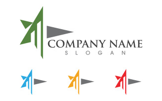 Business Finance concept icon logo illustration design v.30