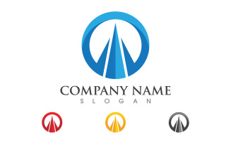 Business Finance concept icon logo illustration design v.8