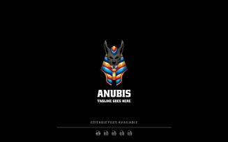 Anubis Gradient Colorful Logo