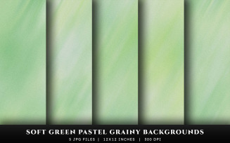 Soft Green Pastel Grainy Texture Backgrounds