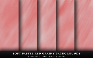 Soft Pastel Red Grainy Texture Backgrounds