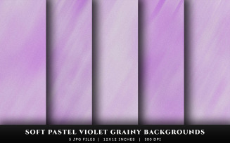 Soft Pastel Violet Grainy Texture Backgrounds