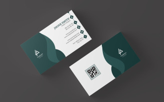 Simple & modern business card template. 