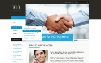 Business & Services PSD Template
