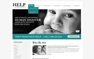 Charity PSD Template