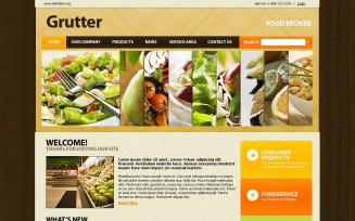 Food Store PSD Template