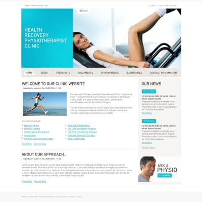 Rehab Website Templates