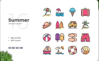 16 Summer Icon Color Collection