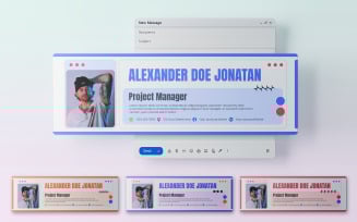 Modern Email Header Template 385