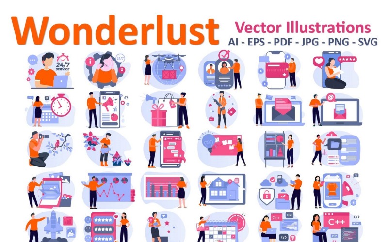 Fuel Your Wanderlust: Travel Beyond Borders and Embrace Adventure Illustration