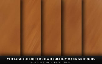Vintage Golden Brown Grainy Texture Backgrounds