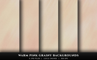Warm Pink Grainy Texture Backgrounds
