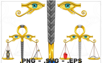 Egyptian Scales of the Judgement of Osiris