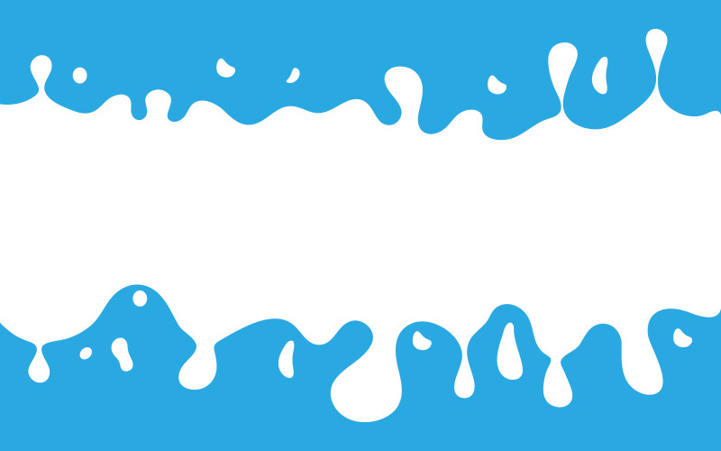 Splash Fresh milk illustration design template v.4 Illustration