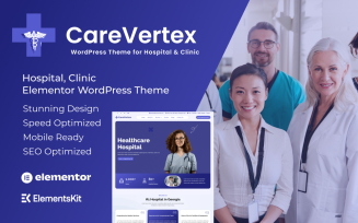 CareVertex - Modern Hospital WordPress Theme