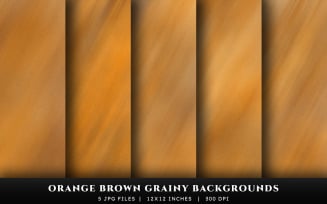 Orange Brown Grainy Texture Backgrounds