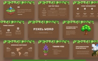 Pixel Google Slides Presentation Template