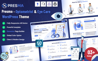 Presma - Optometrist & Eye care WordPress theme