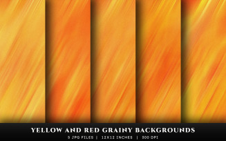 Yellow and Red Grainy Texture Backgrounds