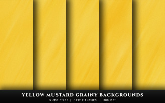 Yellow Mustard Grainy Texture Backgrounds