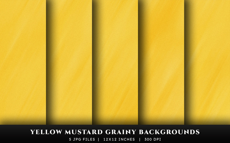Yellow Mustard Grainy Texture Backgrounds