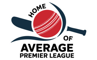 A logo design for cricket game