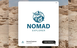 Creative Travel Agency Logo Template | Perfect for Tourism & Adventure Brands