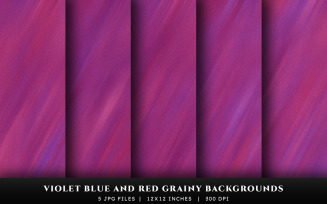 Violet Blue and Red Grainy Texture Backgrounds