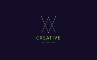 A and V Letters Brand Design Template