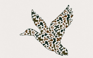 Camo Flying Mallard Duck PNG, Duck Hunting Sublimation, Hunting Season PNG, Mallard Duck PNG, DTG