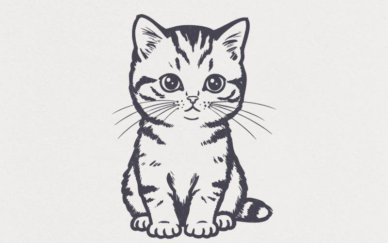Cute Cat Png, Kitten png, Funny Cat Png, Vintage Cats png, Retro Cat Png, Crazy Cat Lady, Cat Illustration