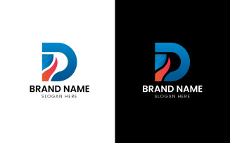 Letter D color company logo-816