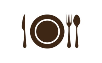 Food cooking element logo template vector illustration v.8