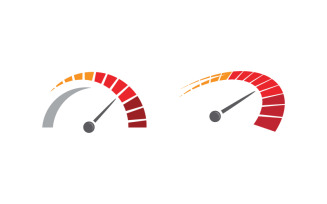 Speedometer Race Sport icon for auto logo illustration v.2