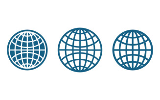 World logo design earth care logo design template v.10