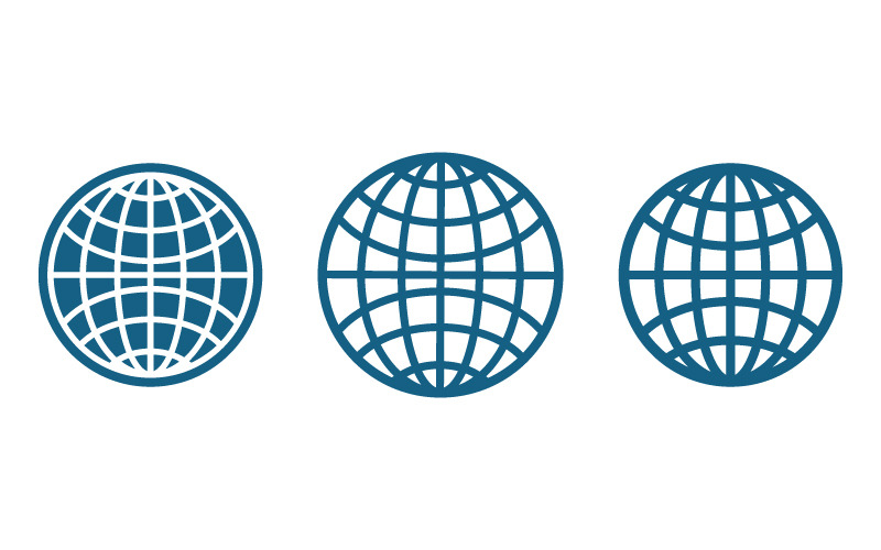 World logo design earth care logo design template v.10 Logo Template