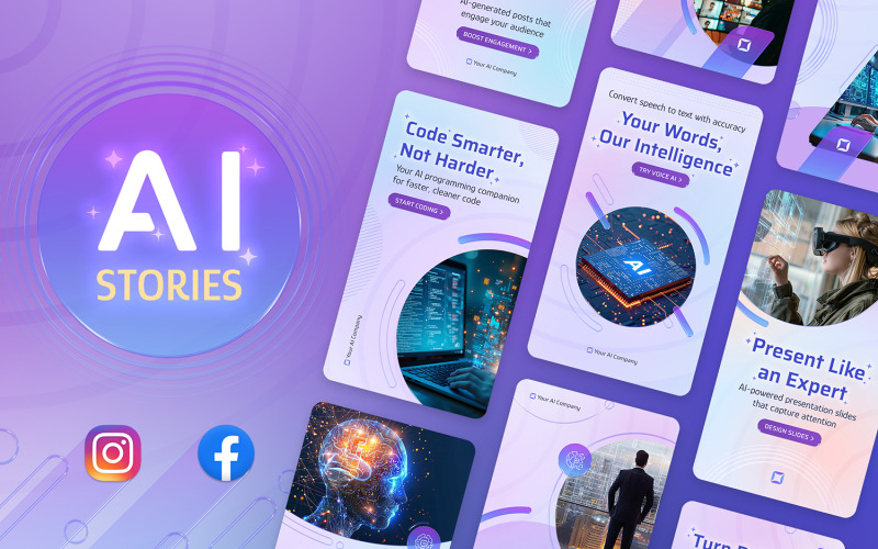 Artificial Intelligence Stories Social Media