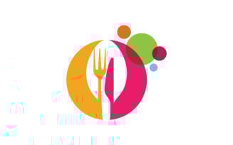 Food cooking element logo template vector illustration v.10