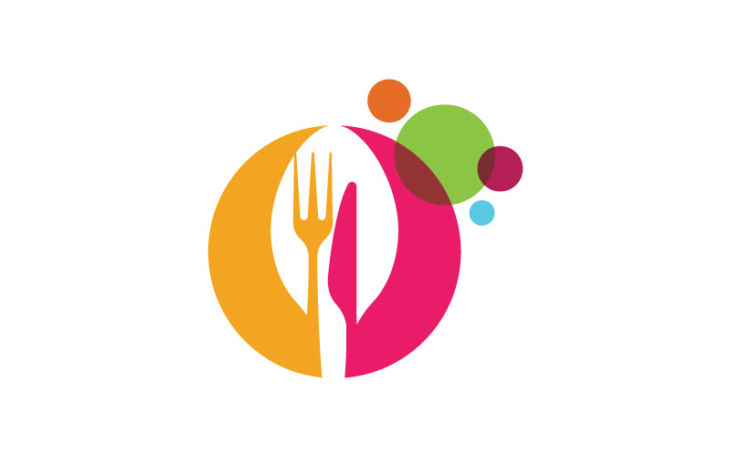 Food cooking element logo template vector illustration v.10 Logo Template