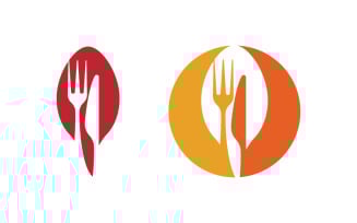 Food cooking element logo template vector illustration v.13