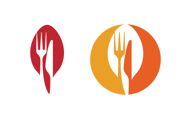 Food cooking element logo template vector illustration v.13 Logo Template