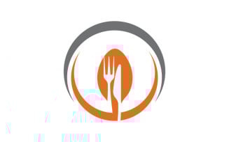 Food cooking element logo template vector illustration v.14