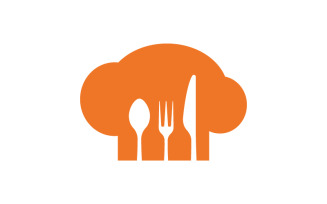 Food cooking element logo template vector illustration v.7