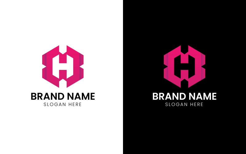 Letter H company logo-837 Logo Template