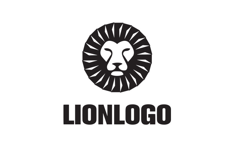 Lion Logo, Simba Logo, Lion Face Logo Logo Template
