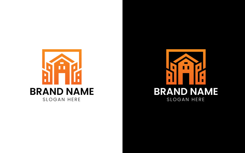 Real estate home logo-838 Logo Template